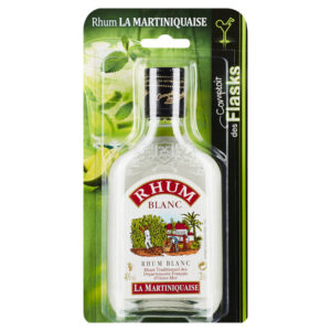 Grossiste Rhum Blanc La Martiniquaise,40°,flask de 20cl - LA MARTINIQUAISE