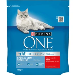 Grossiste Croquettes pour chat stérilisé/bœuf 450g - PURINA ONE