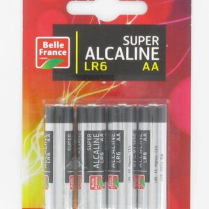 Grossiste Pile Super Alcaline Lr6 Aa X 4 - BELLE FRANCE