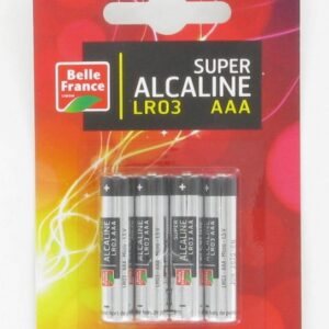 Grossiste Pile Super Alcaline Lr03 Aaa X 4 - BELLE FRANCE