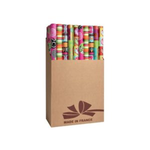 Grossiste Rouleau Papier Cadeau Luxe 0,70x2m - Papeterie Poitou