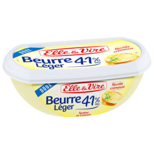 Grossiste Beurre doux Léger 41% 250g - ELLE & VIRE