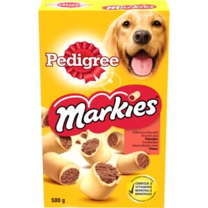 Grossiste Biscuits Markies fourrés à la viande 500 g - PEDIGREE