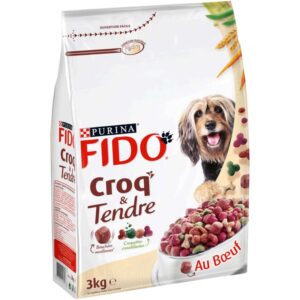 Grossiste Croquettes pour chien bœuf 3kg - PURINA FIDO