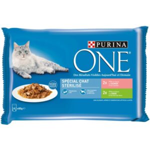 Grossiste Pâtée pour chat spécial chat stérilisé 4x85g - PURINA ONE