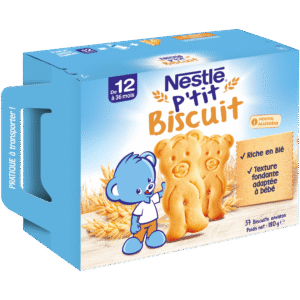 Grossiste P'tit Biscuit pour bébé de 12 à 36mois 180g- NESTLE