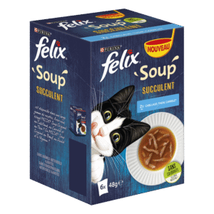 Grossiste Soupe Pour Chat Adulte Au Cabillaud, Au Thon & Carrelet 6x48g - PURINA FELIX