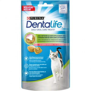 Grossiste Friandises pour chat adulte au saumon 40g - PURINA DENTALIFE
