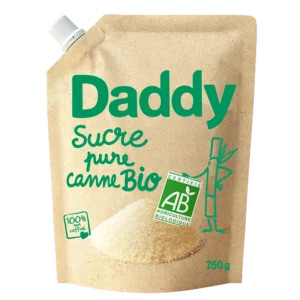 Grossiste Sucre Bio Pure Canne 750g - DADDY