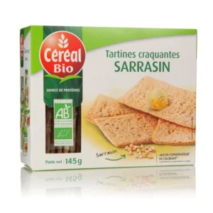 Grossiste Tartines sarrasin Bio 145g - CEREAL Bio