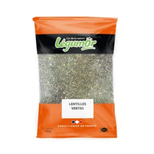 Grossiste Lentilles Vertes 5kg - LÉGUMOR