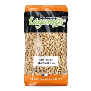 Grossiste Lentille Blonde 6mm 500g - LÉGUMOR