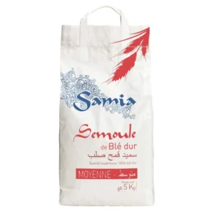 Grossiste Semoule De Blé Dur Moyenne 5kg - SAMIA