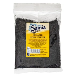 Grossiste Sesame Noir Entier 100g - SAMIA