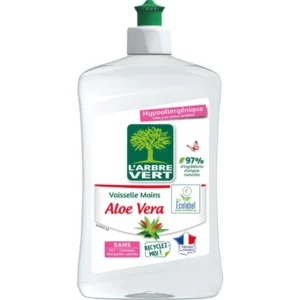Grossiste Liquide vaisselle Aloe Vera Hypoallergénique Ecolabel 500ml - L'ARBRE VERT