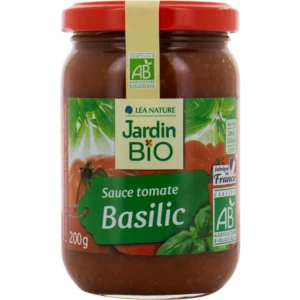 Grossiste Sauce tomate basilic Bio 200g - JARDIN Bio