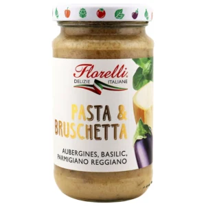 Grossiste Sauce aubergines parmesan basilic 190g -FLORELLI