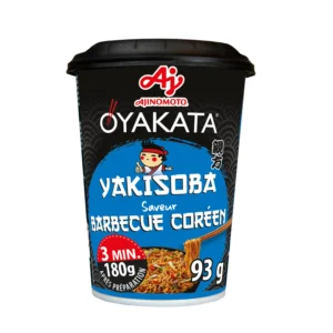 Grossiste Nouilles sautées saveur barbecue coréen 93g - OYAKATA