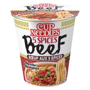 Grossiste Cup Noodle 5 Spices Beef 64g - NISSIN