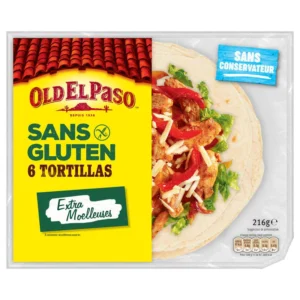 Grossiste Tortillas extra moelleuses sans gluten 216g - OLD EL PASO